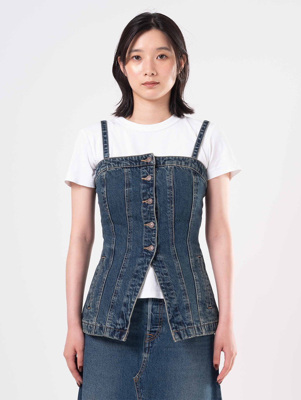 テーラード ビスチェ