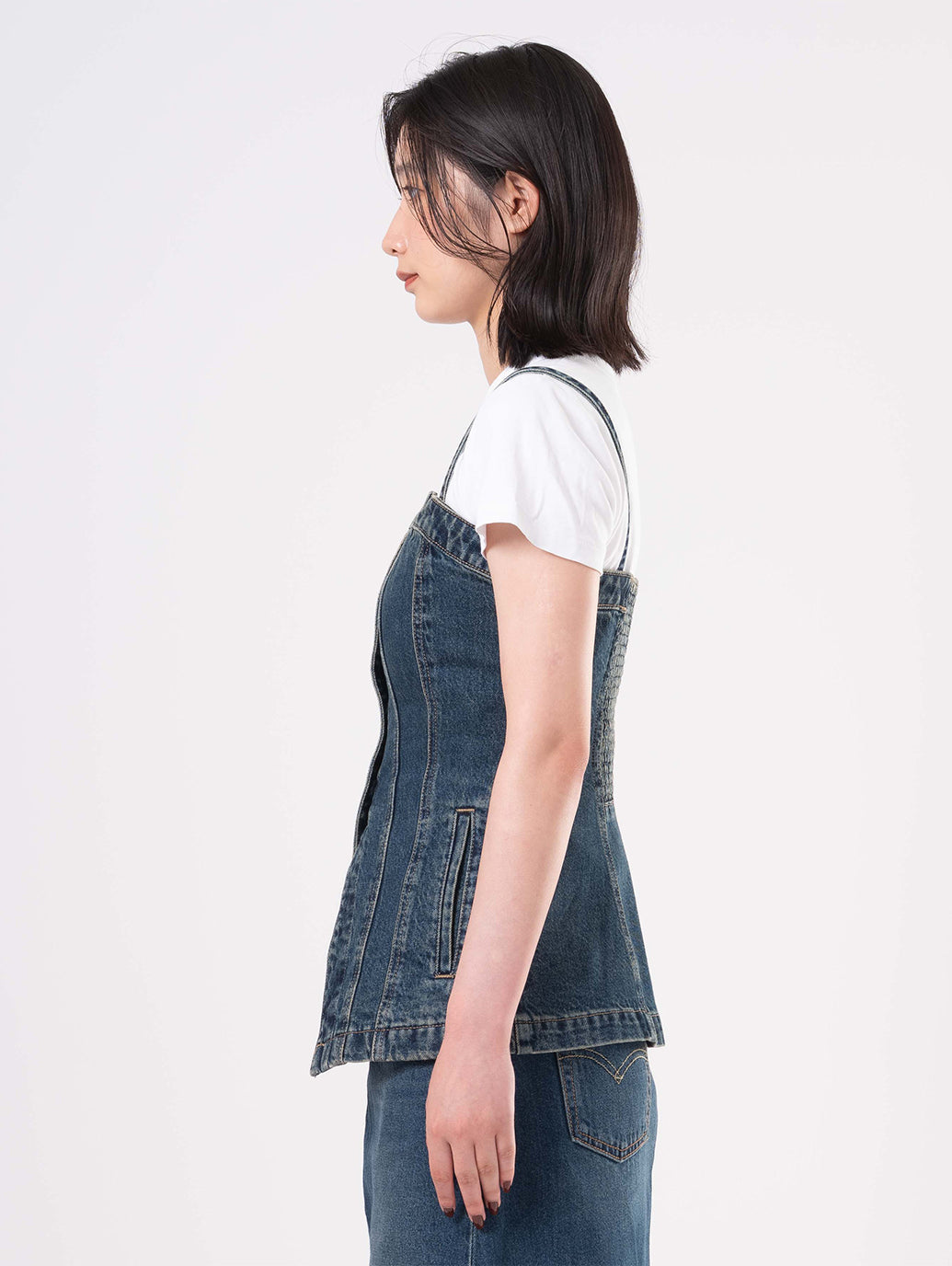 テーラード ビスチェ