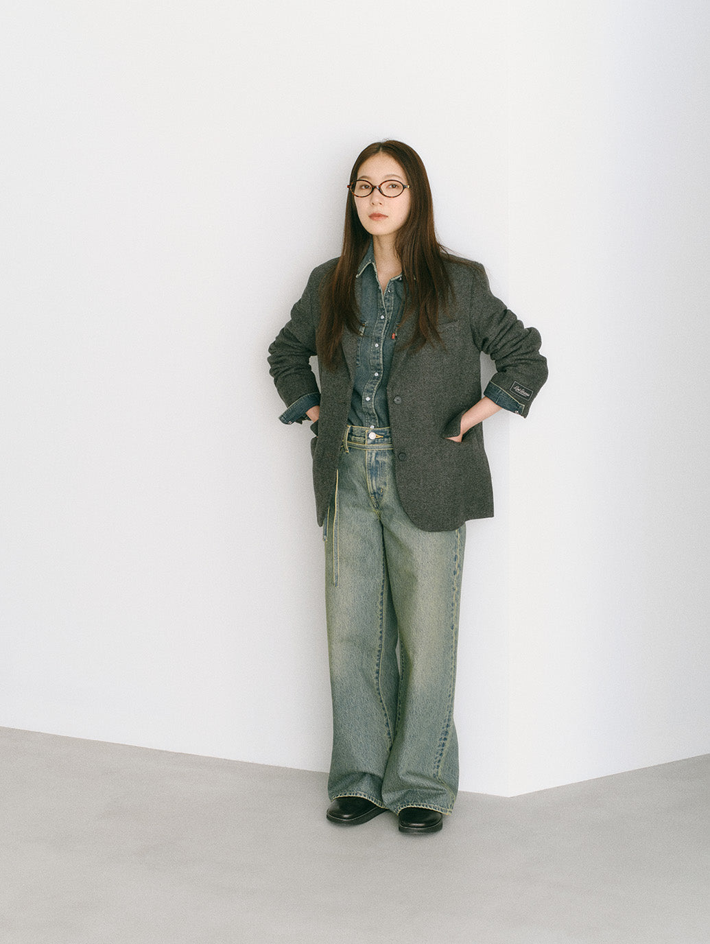 エッセンシャル ウエスタンシャツ