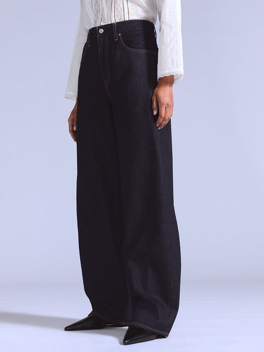 BLUETAB™ バレルジーンズ ダークインディゴ