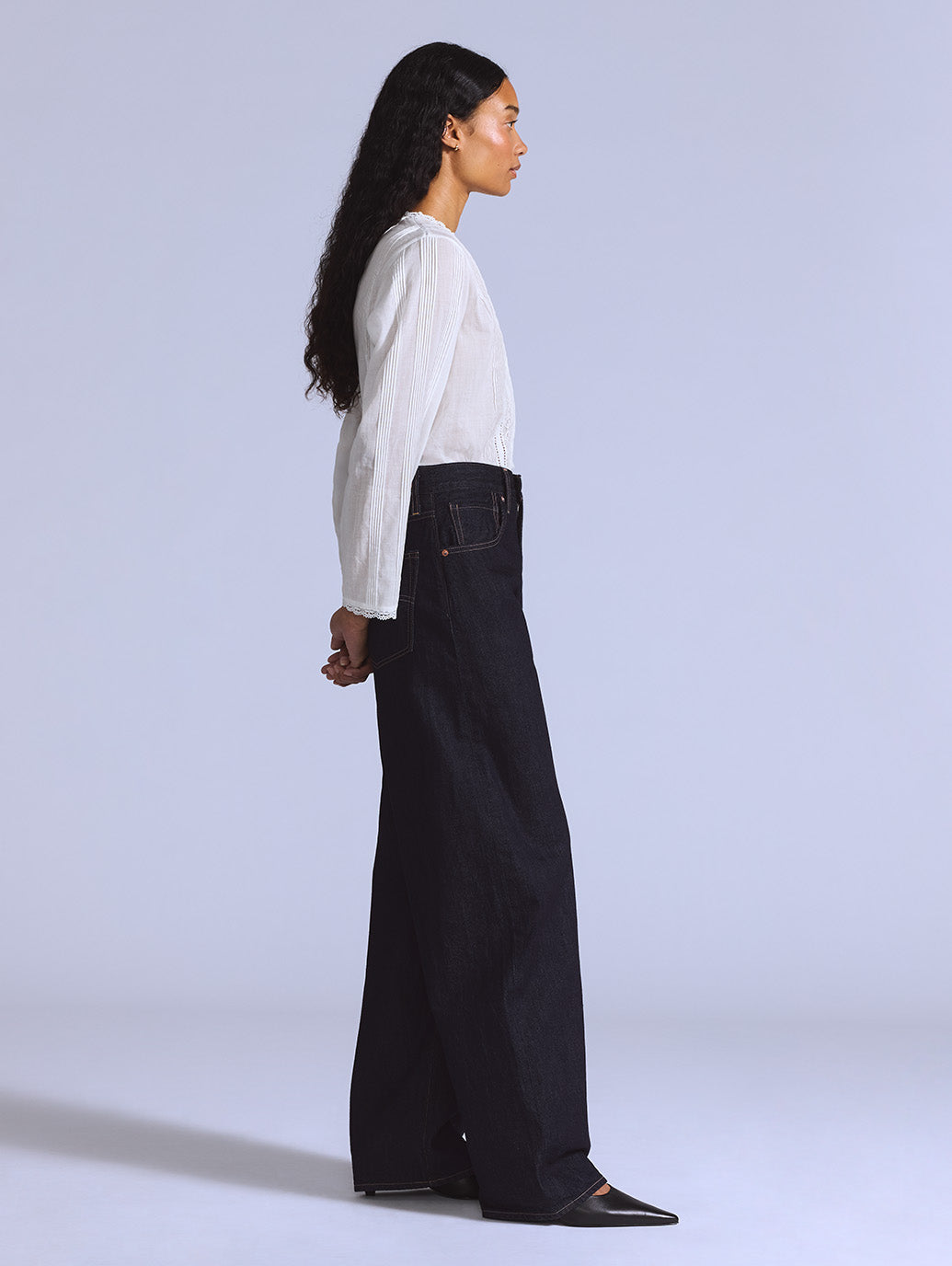 BLUETAB™ バレルジーンズ ダークインディゴ