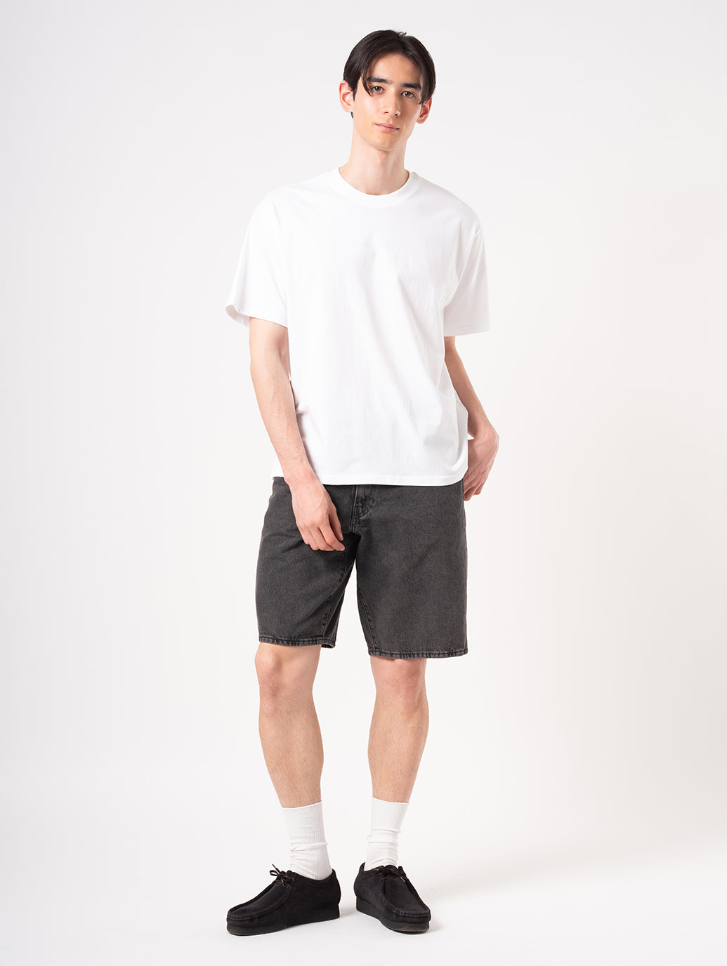 ボックスシルエット クロップド Tシャツ 