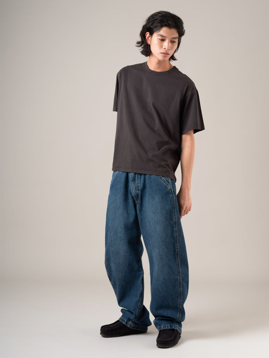 クロップド ショートスリーブ Tシャツ