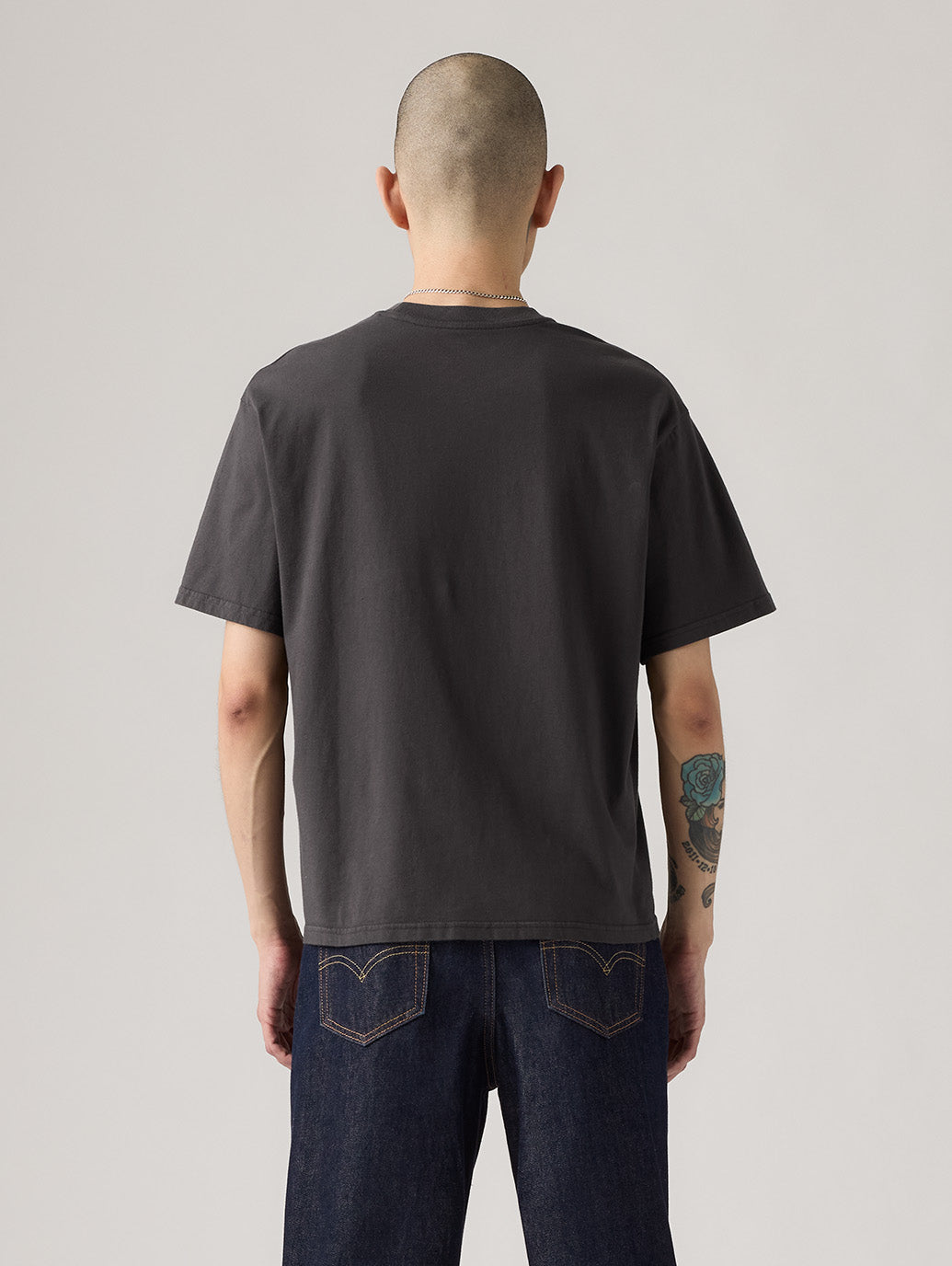 ボックスシルエット クロップド Tシャツ 