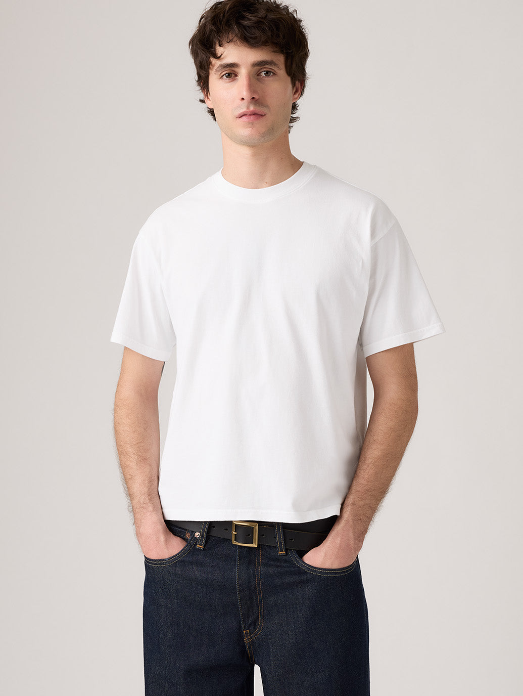 ボックスシルエット クロップド Tシャツ 