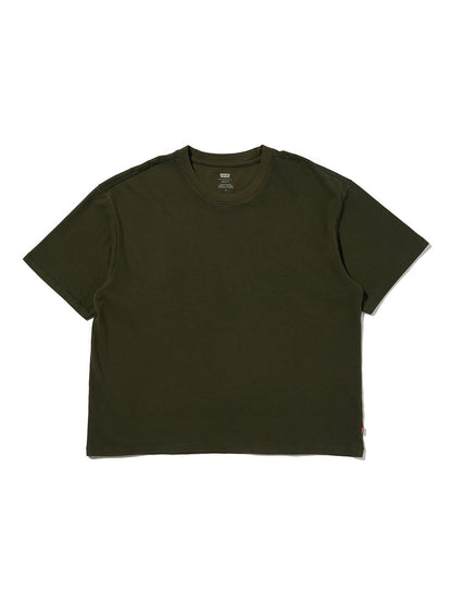 クロップド ショートスリーブ Tシャツ
