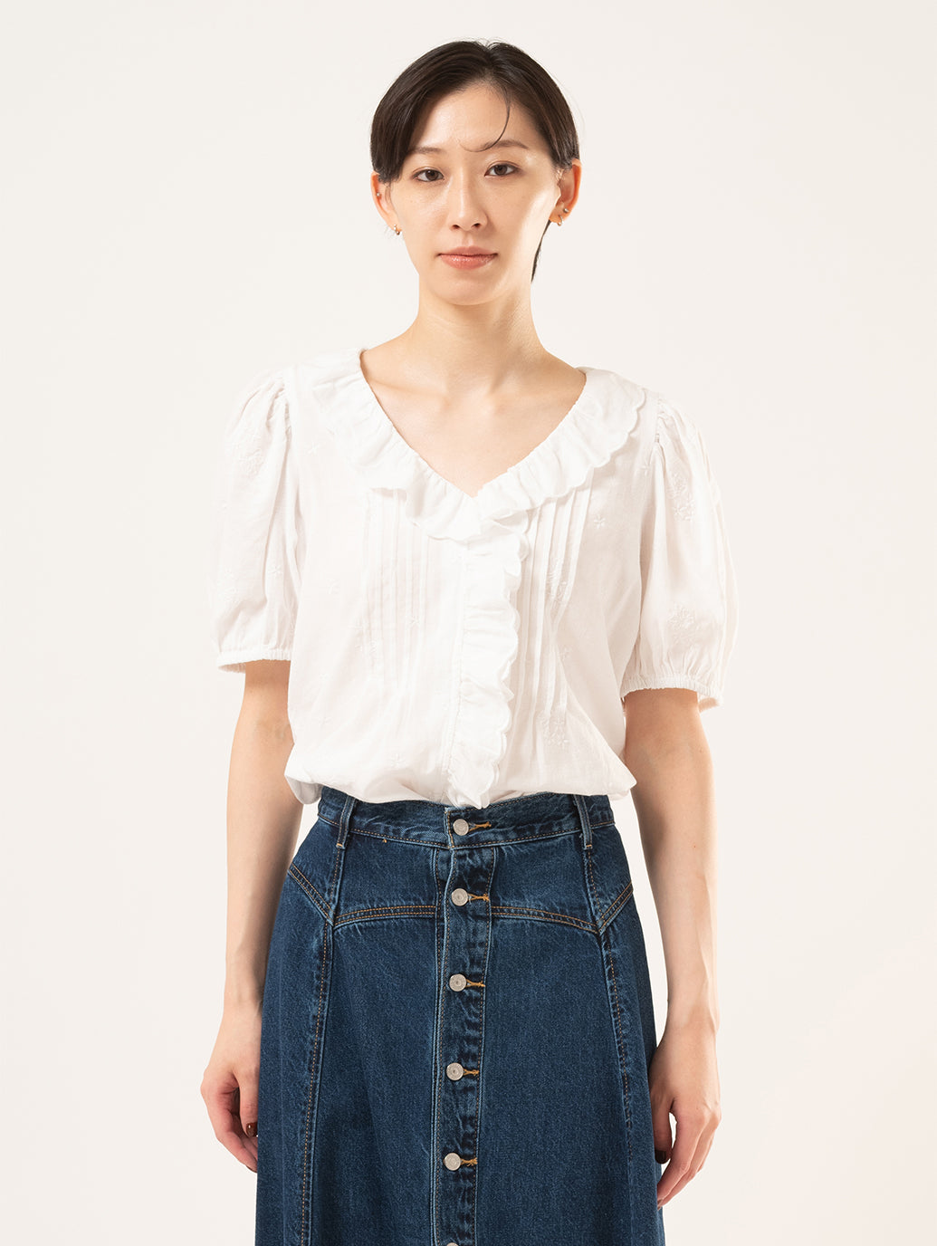 ジゼル ラッフル ブラウス