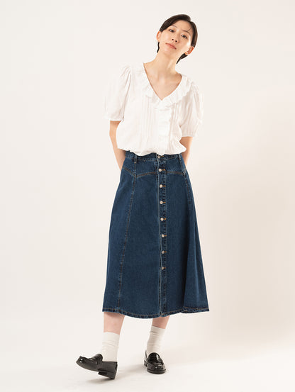 ジゼル ラッフル ブラウス