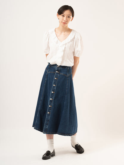 ジゼル ラッフル ブラウス