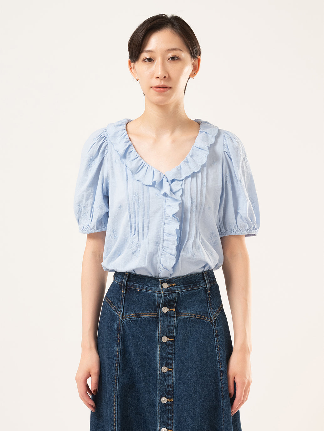 ジゼル ラッフル ブラウス