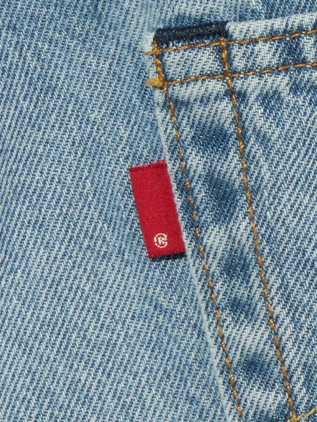 578™ バギージーンズ カプリ ミディアムインディゴ 