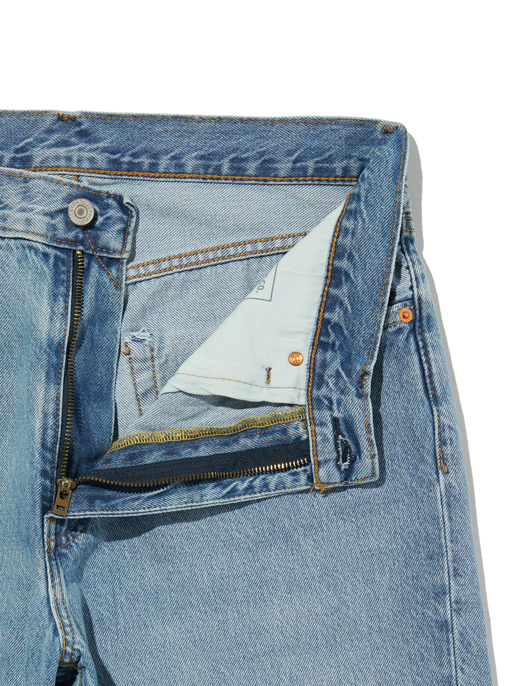 578™ バギージーンズ カプリ ミディアムインディゴ 