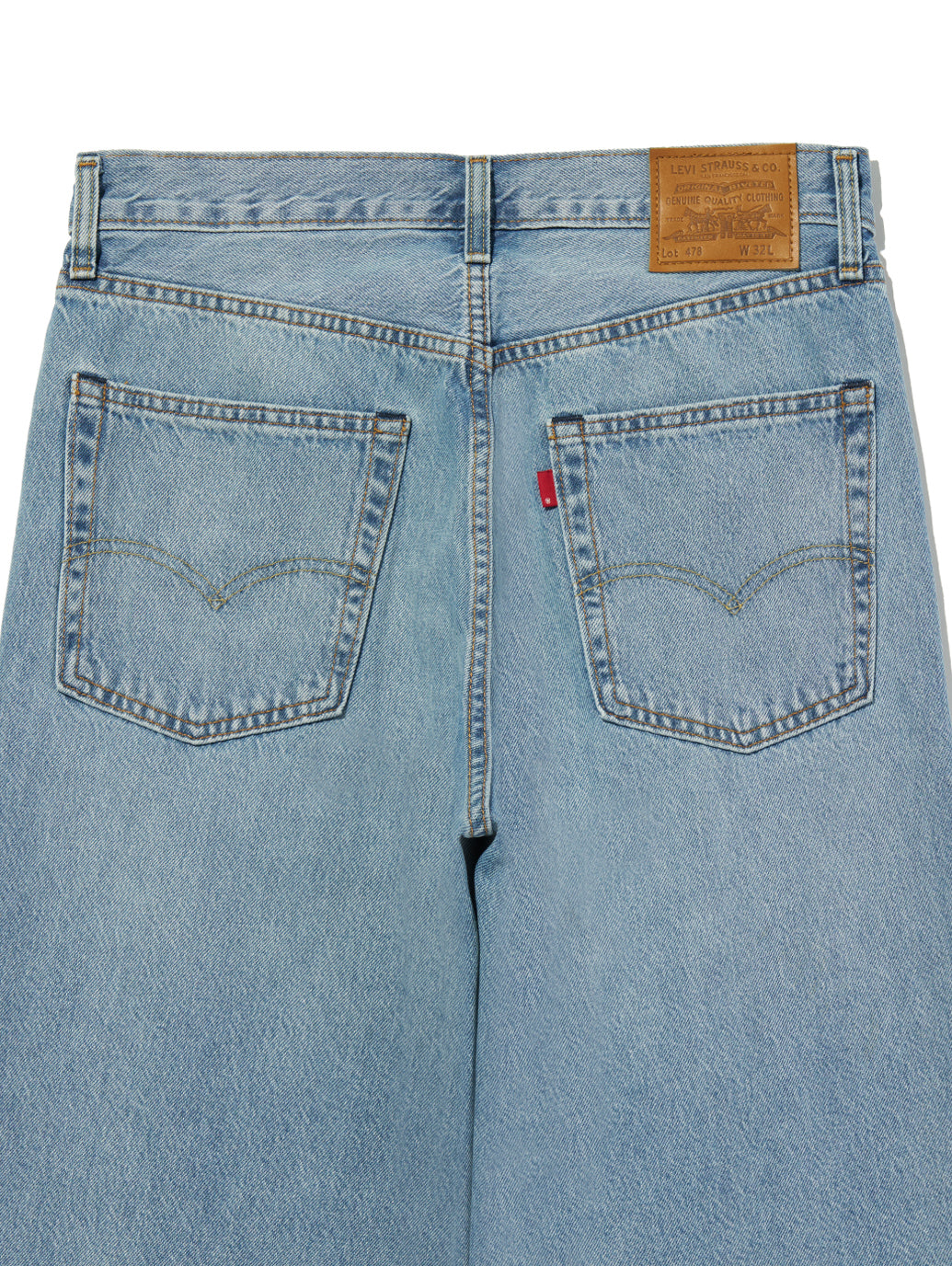 578™ バギージーンズ カプリ ミディアムインディゴ 