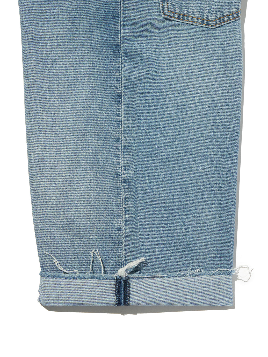 578™ バギージーンズ カプリ ミディアムインディゴ 