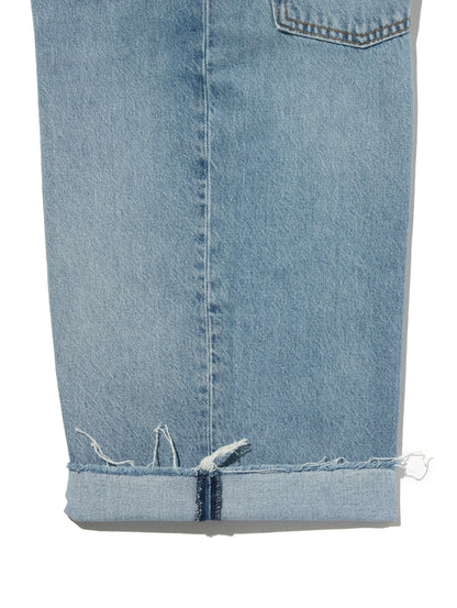 578™ バギージーンズ カプリ ミディアムインディゴ 