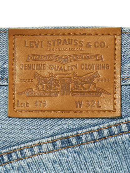 578™ バギージーンズ カプリ ミディアムインディゴ 