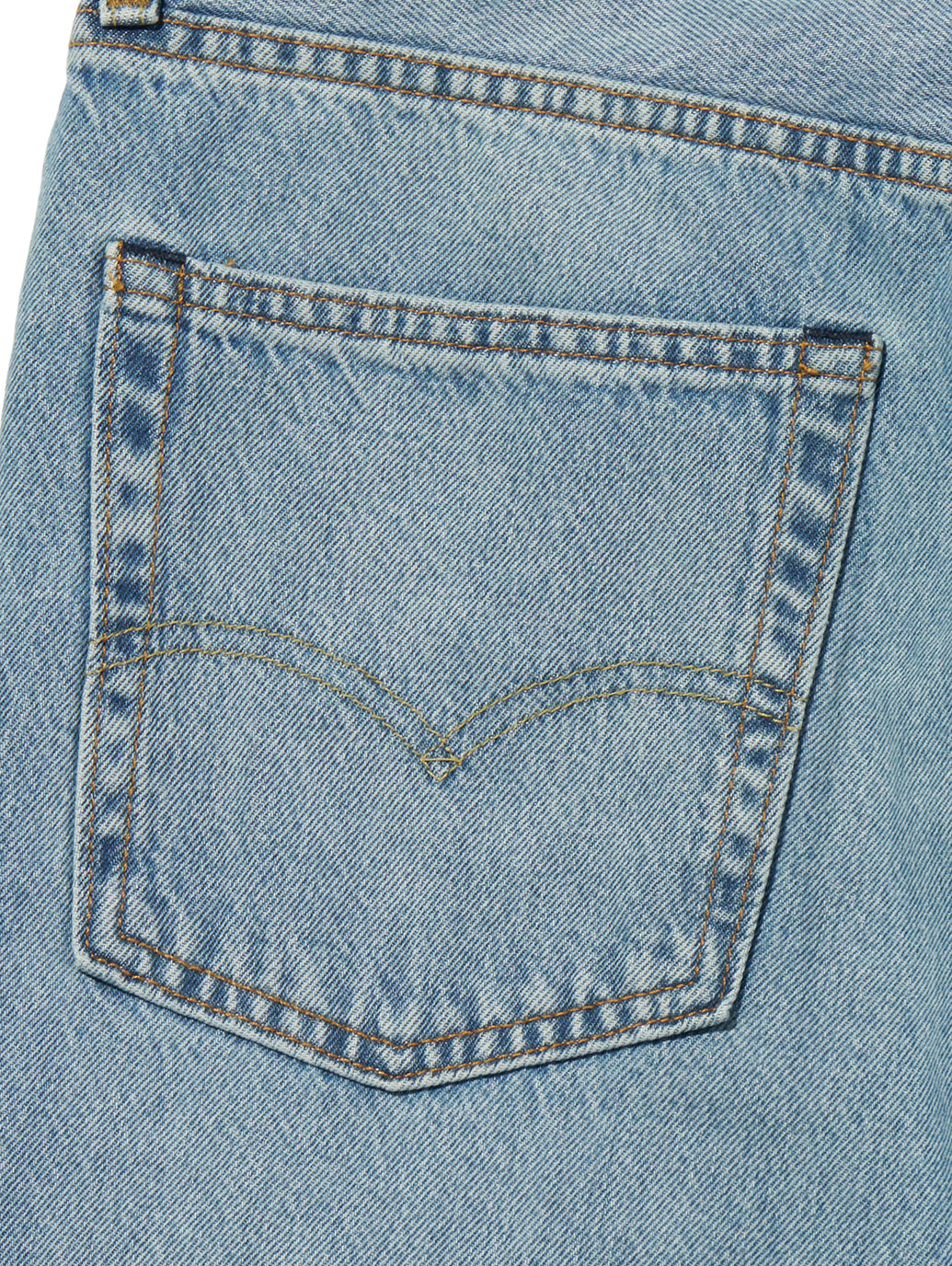 578™ バギージーンズ カプリ ミディアムインディゴ 