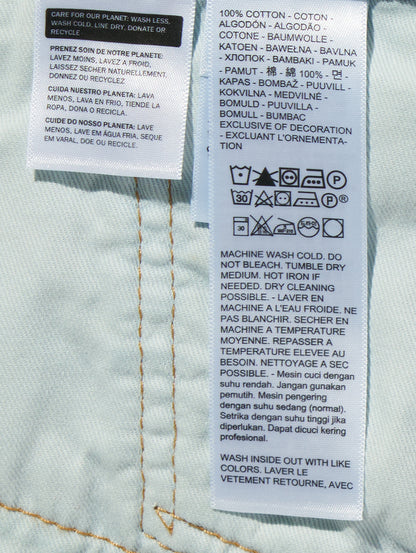 578™ バギージーンズ カプリ ミディアムインディゴ 