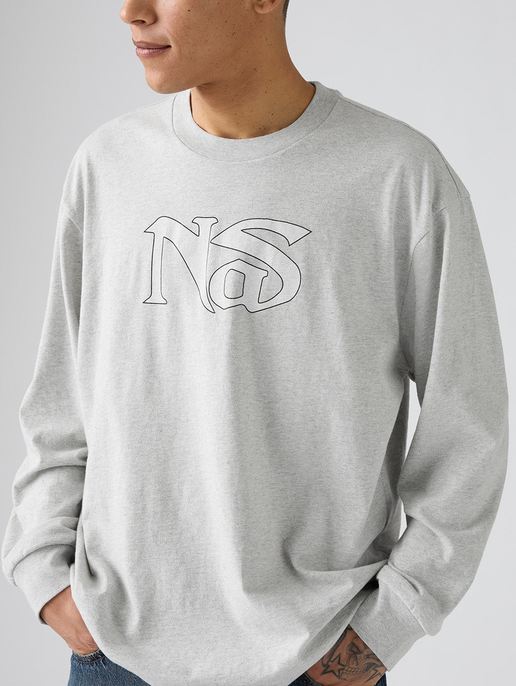 LEVI'S® x NAS  ロゴ ロングスリーブTシャツ