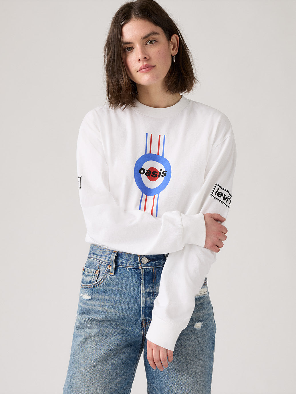 LEVI’S® x OASIS MOD ロングスリーブバンドTシャツ