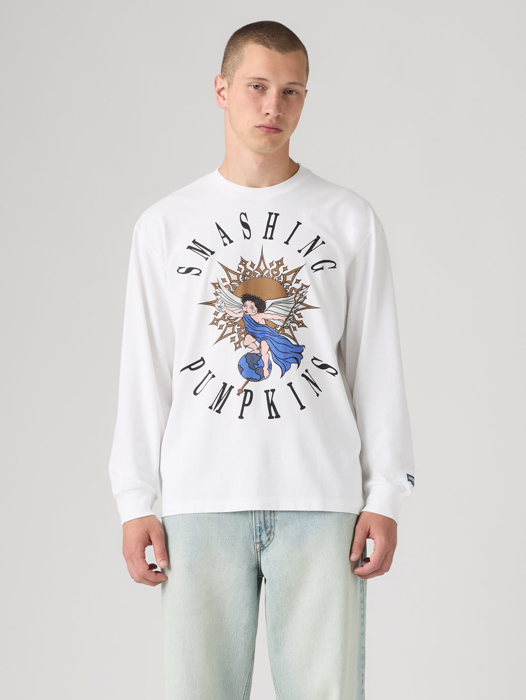 LEVI x SMASHING PUMPKINS ALTITUDE NOT ATTITUDE  ロングスリーブ Tシャツ