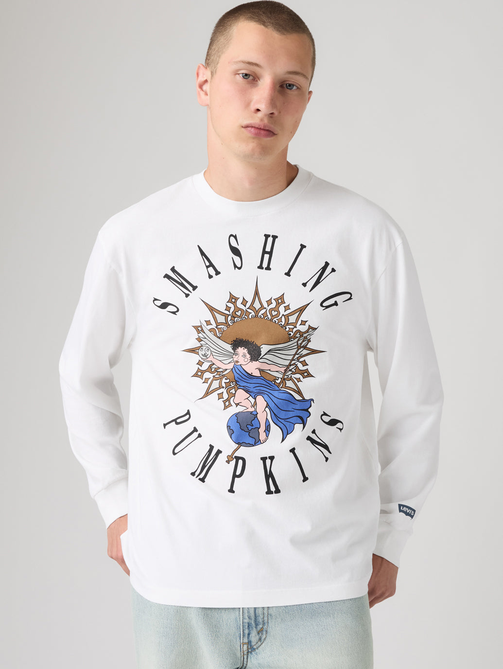 LEVI x SMASHING PUMPKINS ALTITUDE NOT ATTITUDE  ロングスリーブ Tシャツ