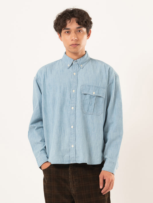 ロングスリーブ ボックスシャツ