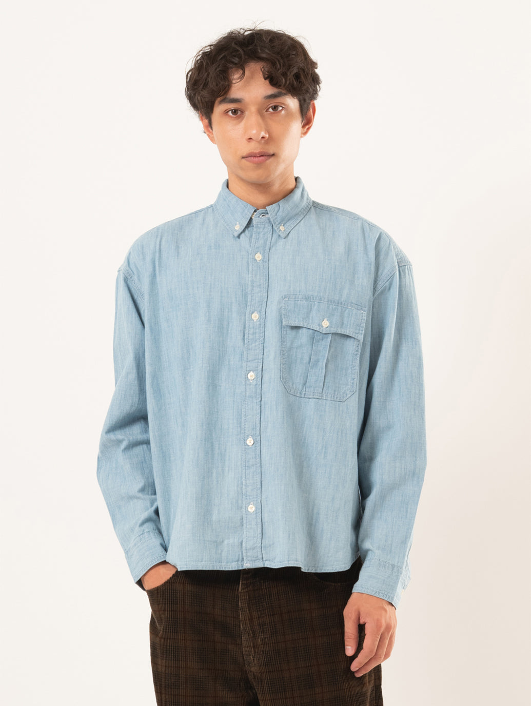 ロングスリーブ ボックスシャツ