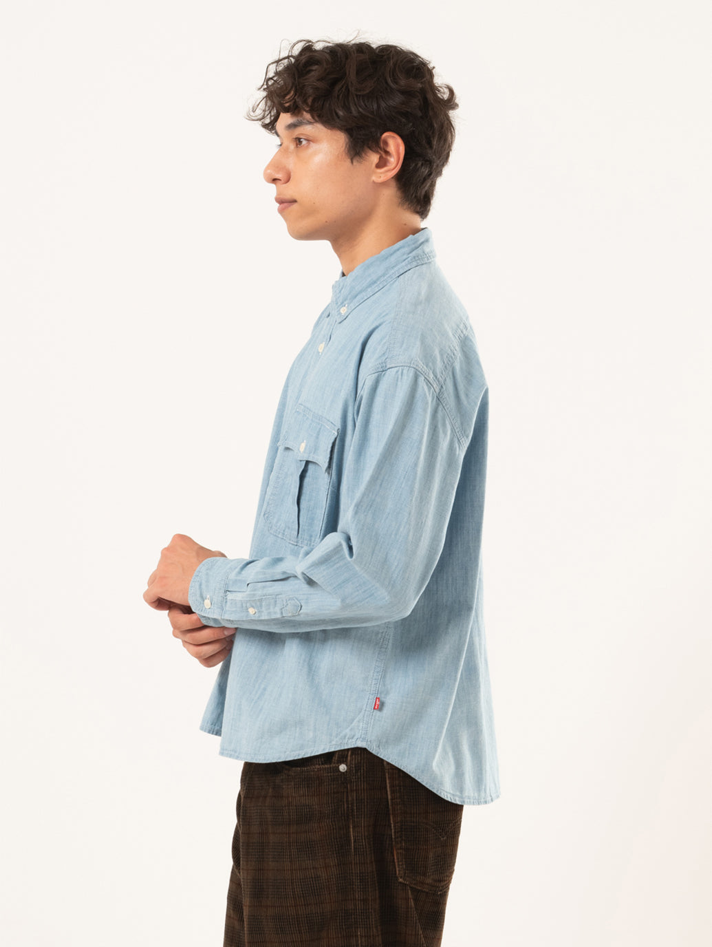 ロングスリーブ ボックスシャツ