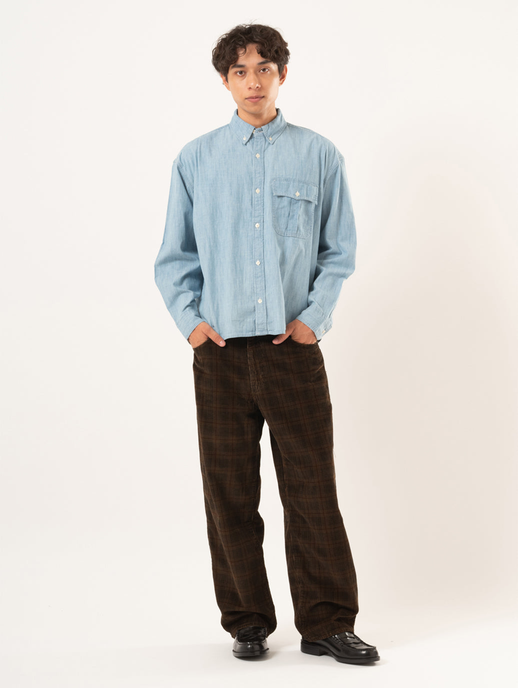 ロングスリーブ ボックスシャツ