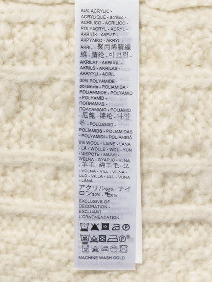 INES ケーブルニットセーター