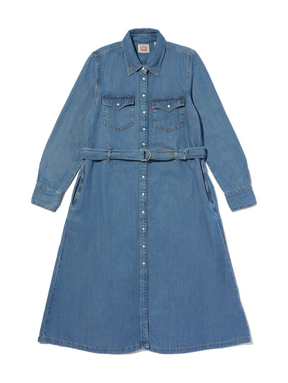 Quincey ロングスリーブ マキシ ドレス