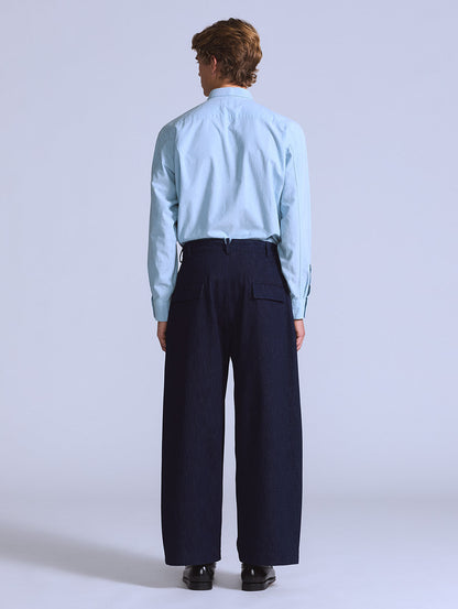 BLUETAB™ プリーツトラウザー ジーンズ ダークインディゴ