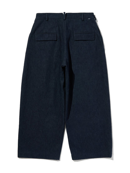 BLUETAB™ プリーツトラウザー ジーンズ ダークインディゴ