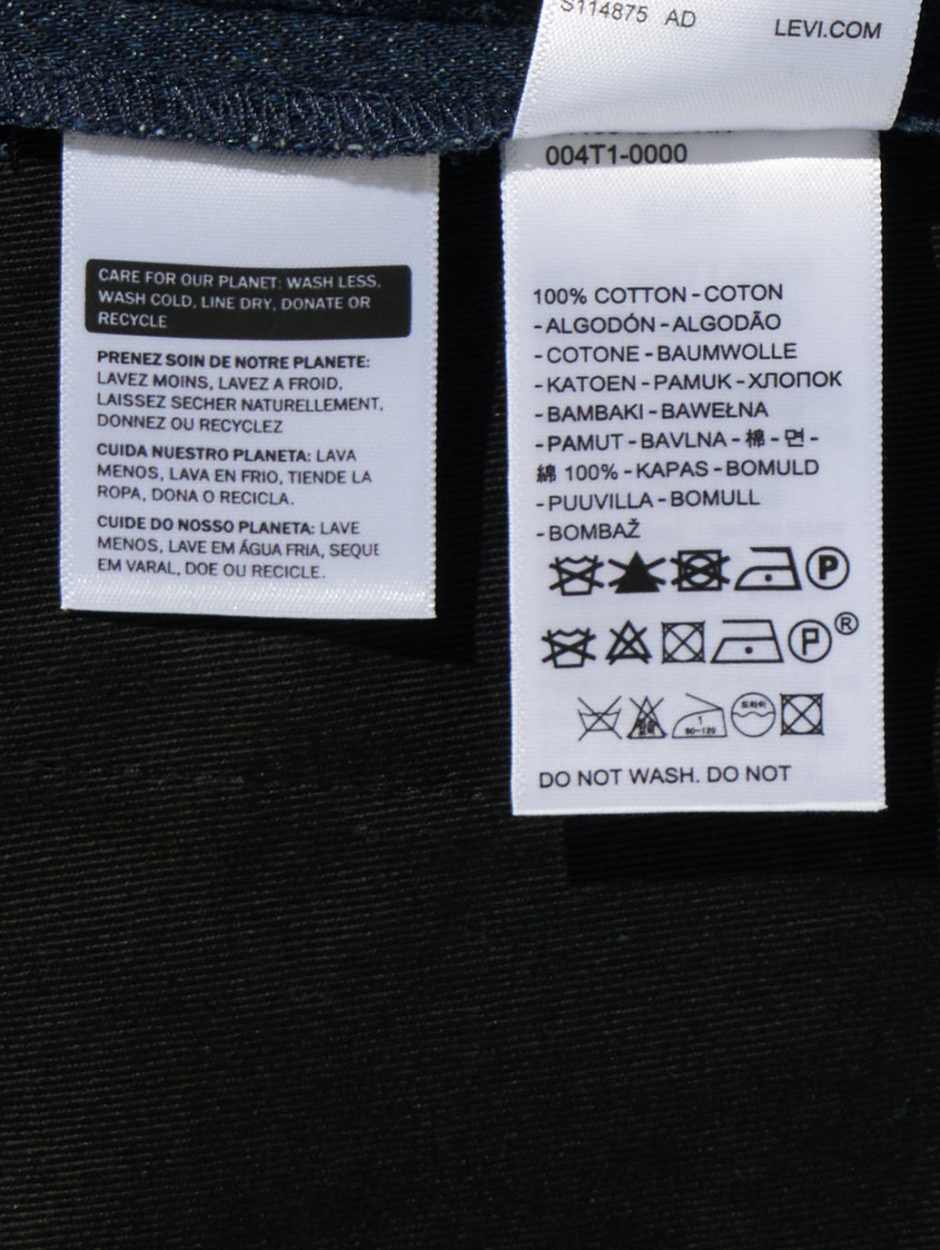 BLUETAB™ プリーツトラウザー ジーンズ ダークインディゴ