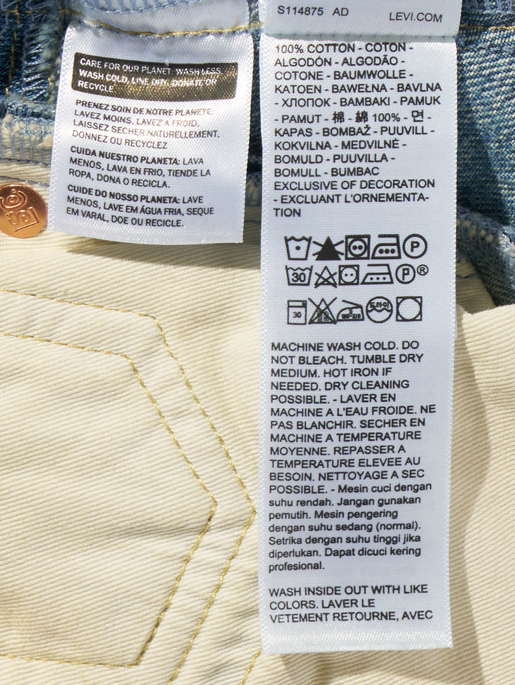 BLUETAB™ BARREL RACER ジーンズ ミディアムインディゴ