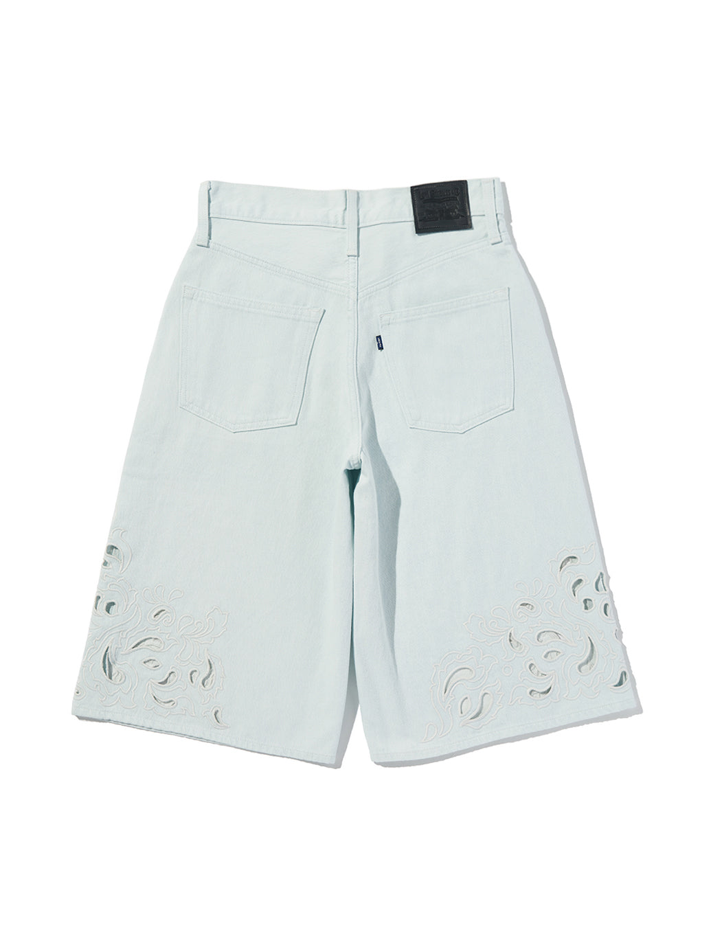 BLUETAB™  EMBROIDERED BANDIT ショーツ ライトインディゴ