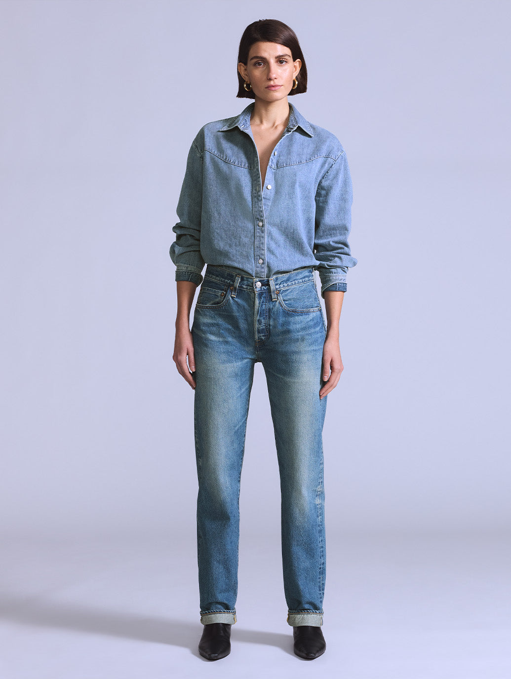 BLUETAB™ 501®'70S ジーンズ ミディアムインディゴ MADE IN JAPAN