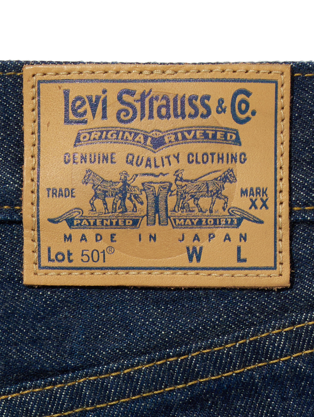 BLUETAB™ 501®'70S ジーンズ ダークインディゴ MADE IN JAPAN