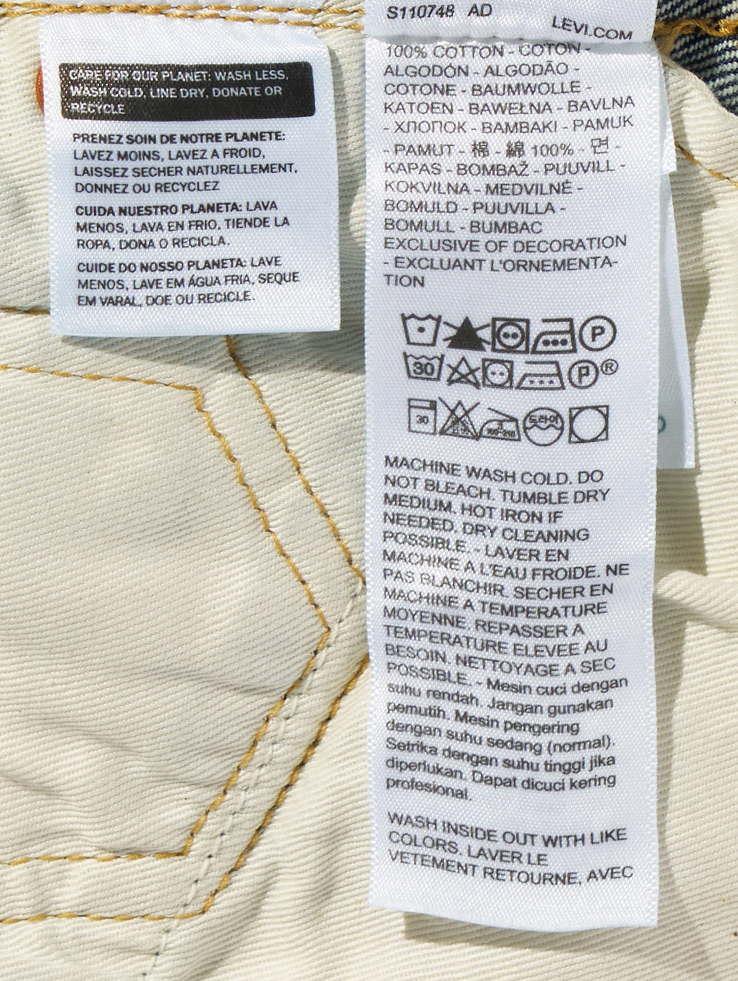 BLUETAB™ 501®'70S ジーンズ ダークインディゴ MADE IN JAPAN