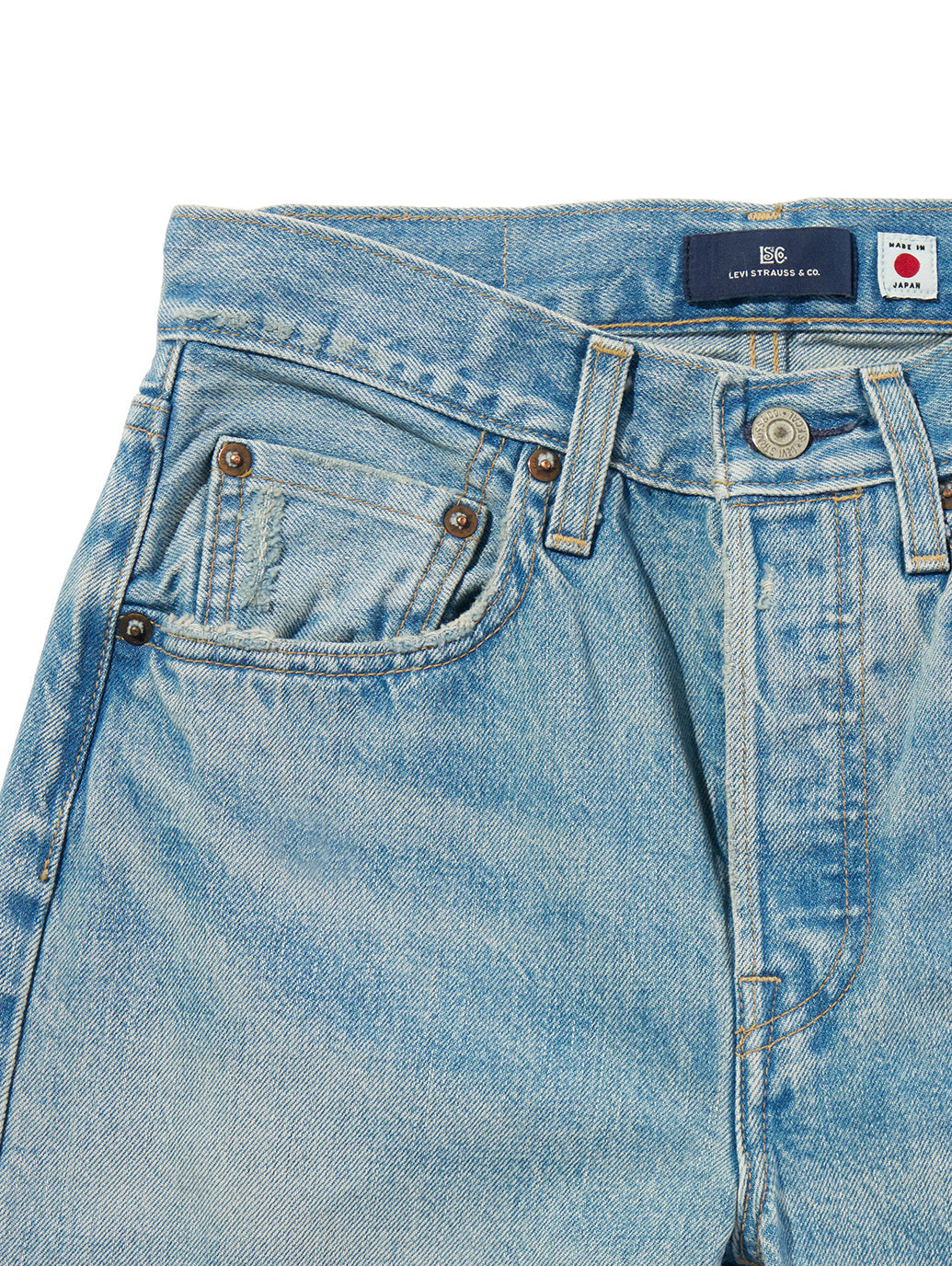 BLUETAB™ 501®'70S ジーンズ ライトインディゴ MADE IN JAPAN