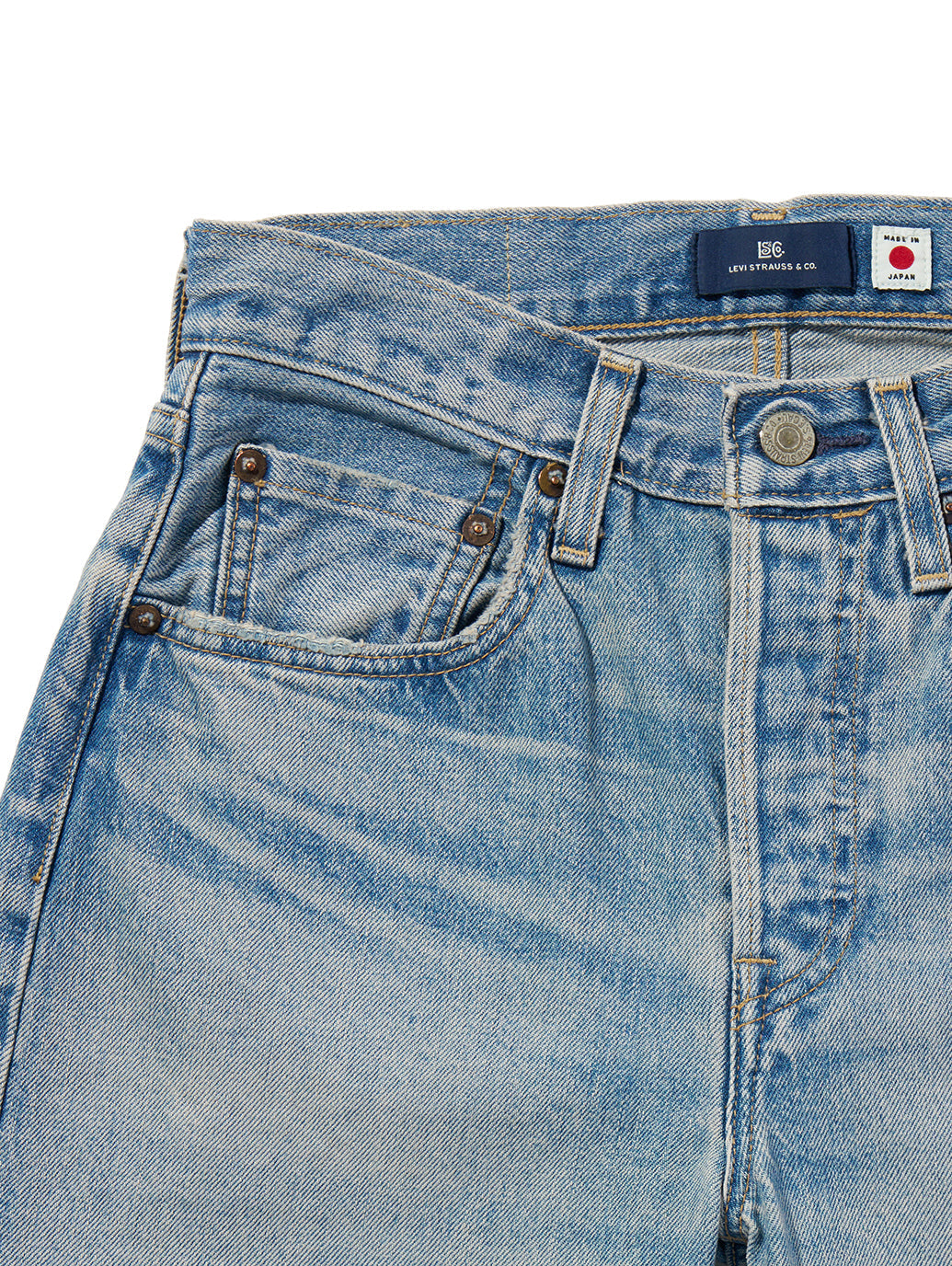 BLUETAB™ 501®'70S ジーンズ ライトインディゴ MADE IN JAPAN