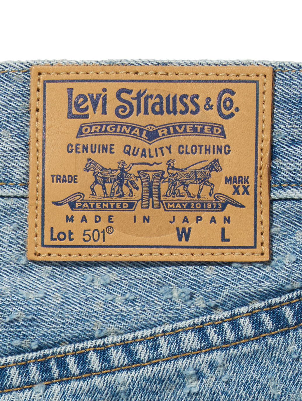 BLUETAB™ 501®'70S ジーンズ ライトインディゴ MADE IN JAPAN