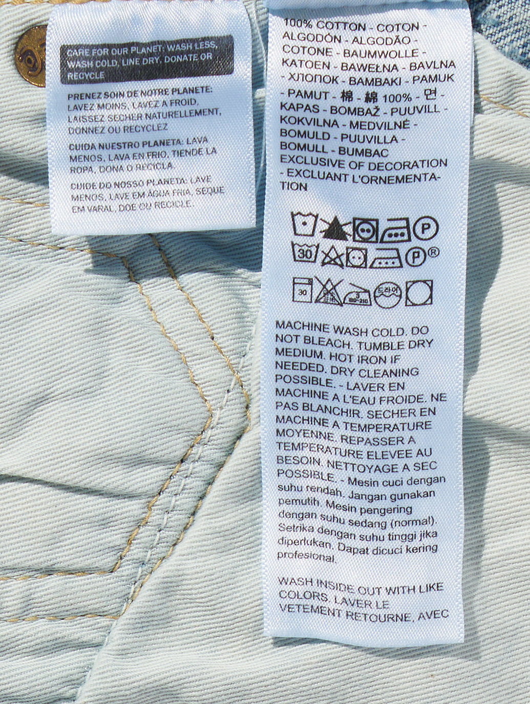 BLUETAB™ 501®'70S ジーンズ ライトインディゴ MADE IN JAPAN