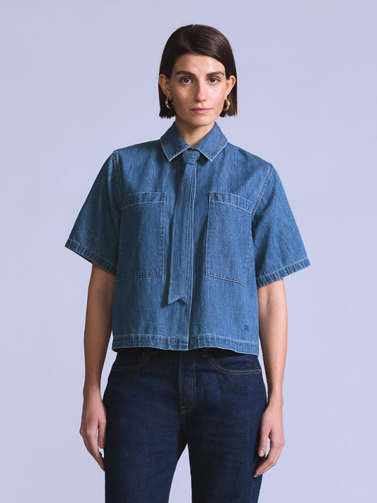 BLUETAB™ カフェトップ ショートスリーブシャツ