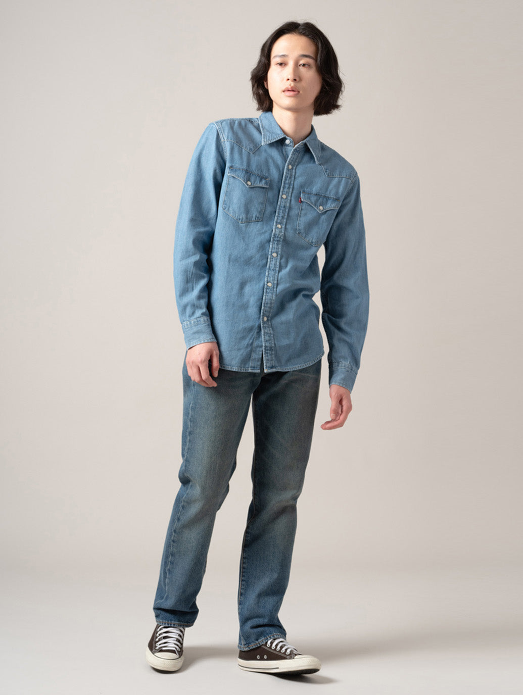 501® ORIGINAL ジーンズ ミディアムインディゴ – リーバイス®公式