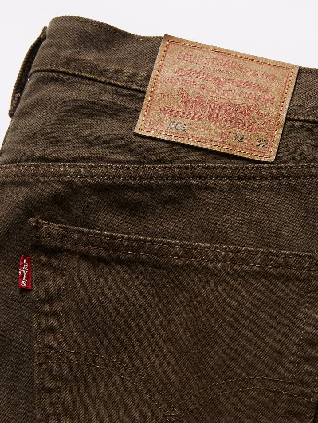 リーバイス 501レギュラー ブラウンタビーワークス リーバイス 501レギュラー ブラウンタビーワークス repair by BROWN