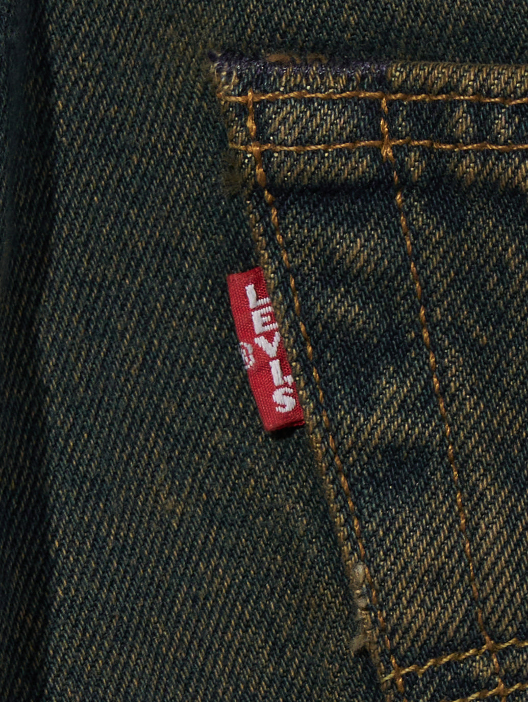 501® オリジナル ジーンズ インディゴ・グリーンオーバーダイ