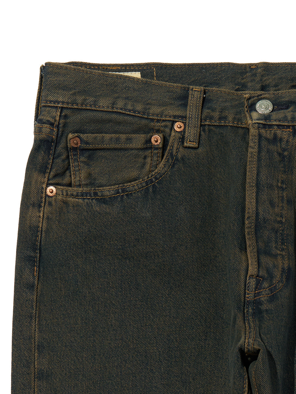 501® オリジナル ジーンズ インディゴ・グリーンオーバーダイ