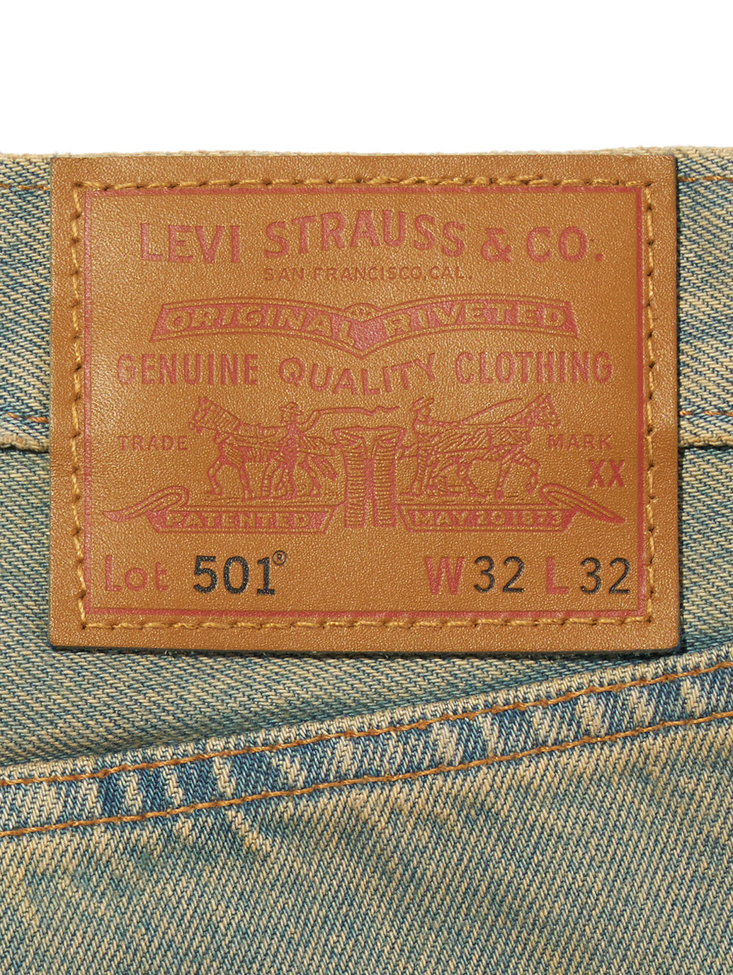 501® オリジナル ジーンズ インディゴ・グレーオーバーダイ